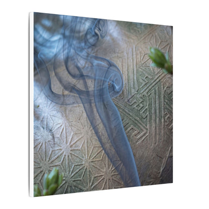 Spring Incense Smoke Japanese Pattern Canvas Art | Neutral Decor