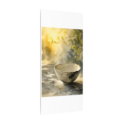 Cozy Ceramic Bowl Canvas Art - Watercolor Japandi