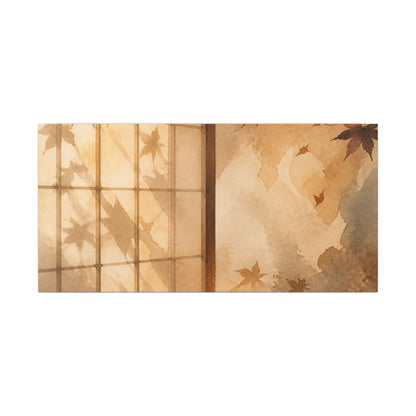 Candlelight Shoji Screen Canvas Art - Japandi Ma