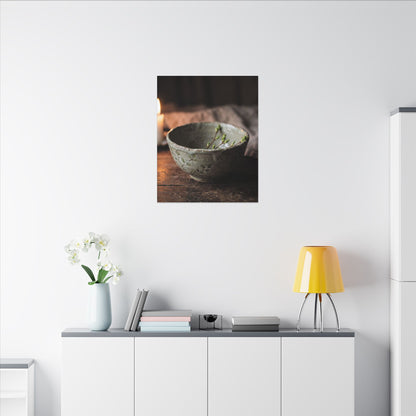 Ceramic Bowl Spring Canvas Art | Japandi Neutral Design