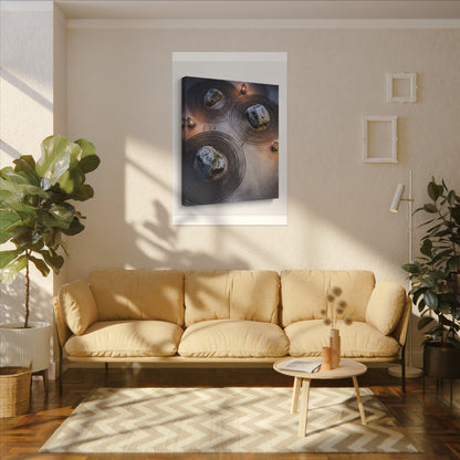 Candlelight Rock Garden Canvas Art - Japandi Ma