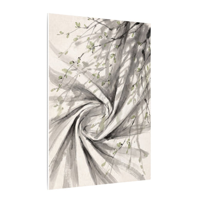 Silk Drape Spring Canvas Art | Zen Contemplative Design
