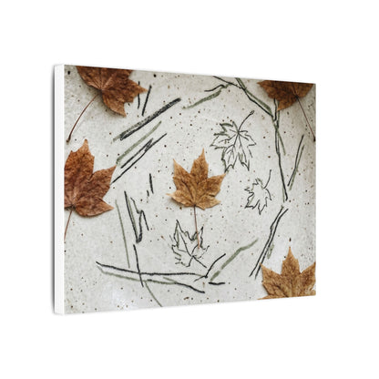 Ceramic Bowl Autumn Canvas Art | Japandi Elegant Design