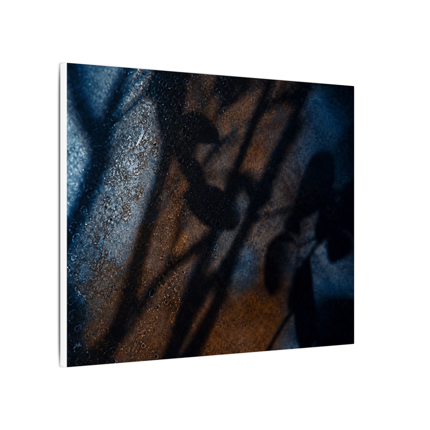 Moonlight Shadow Play Canvas Art - Dark Japandi Ma