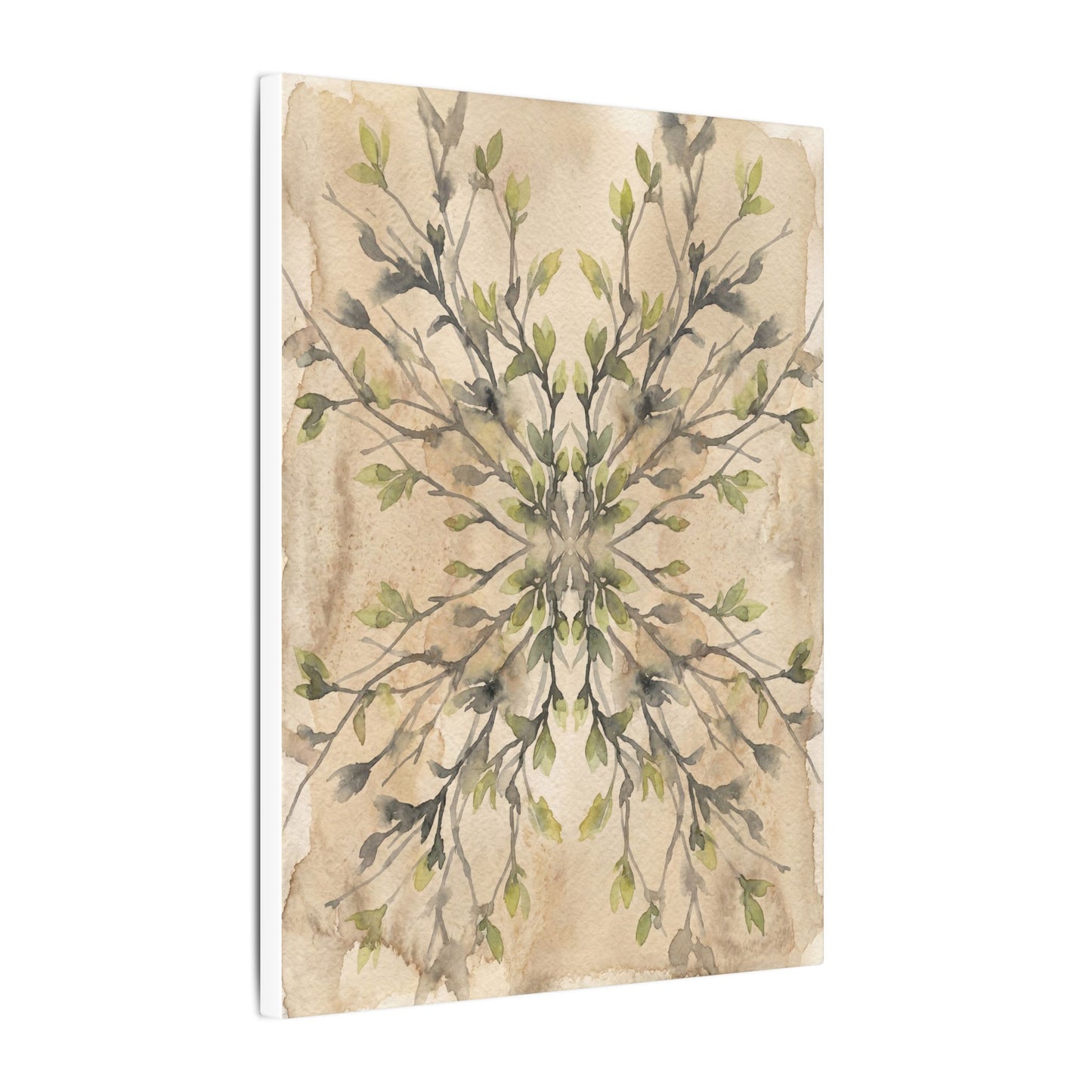 Shibui Shadow Play Canvas Art - Japandi Watercolor
