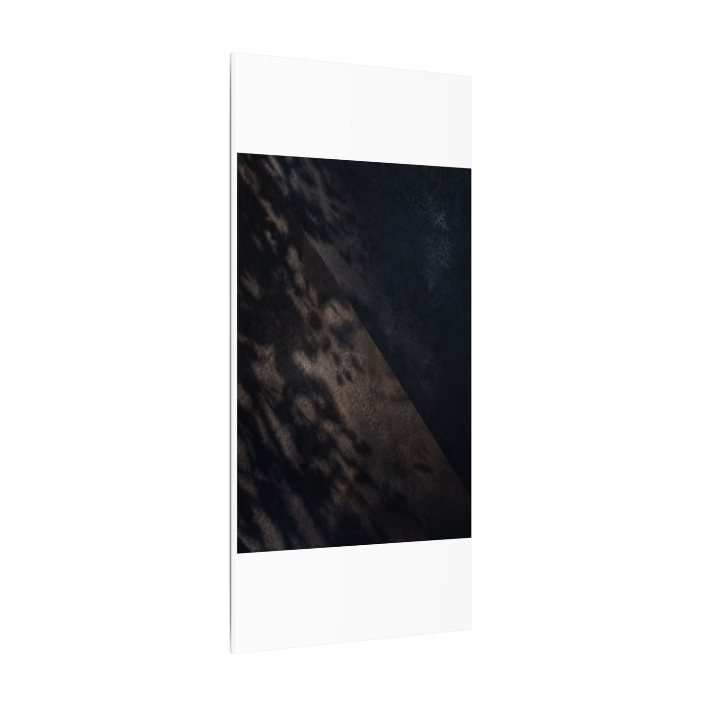 Shadow Play Winter Canvas Art | Dark Japandi Moody Design