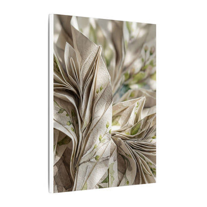 Fukinsei Paper Fold Canvas Art - Japandi Watercolor