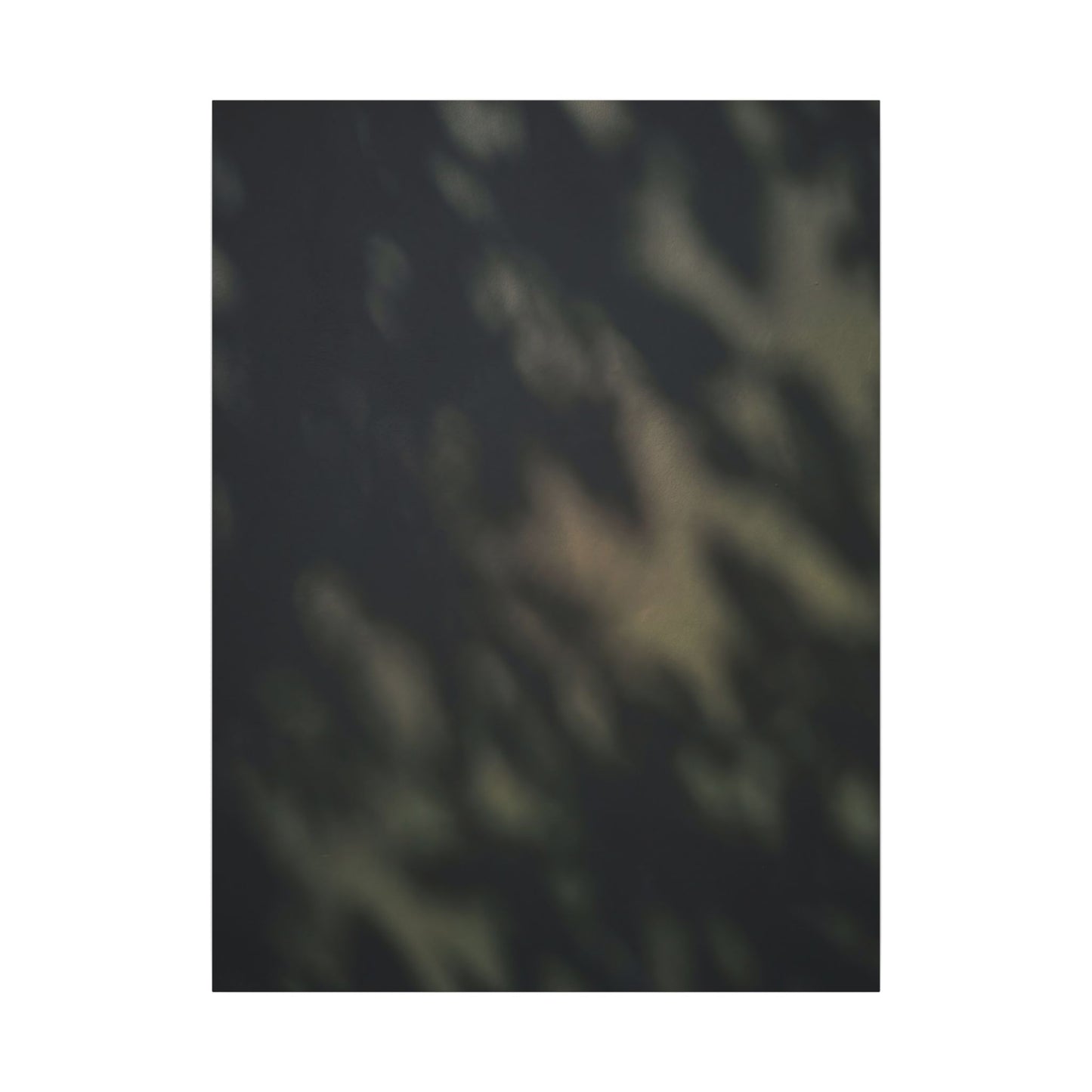 Dappled Shadow Play Canvas Art - Dark Japandi Ma