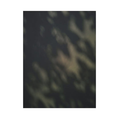 Dappled Shadow Play Canvas Art - Dark Japandi Ma