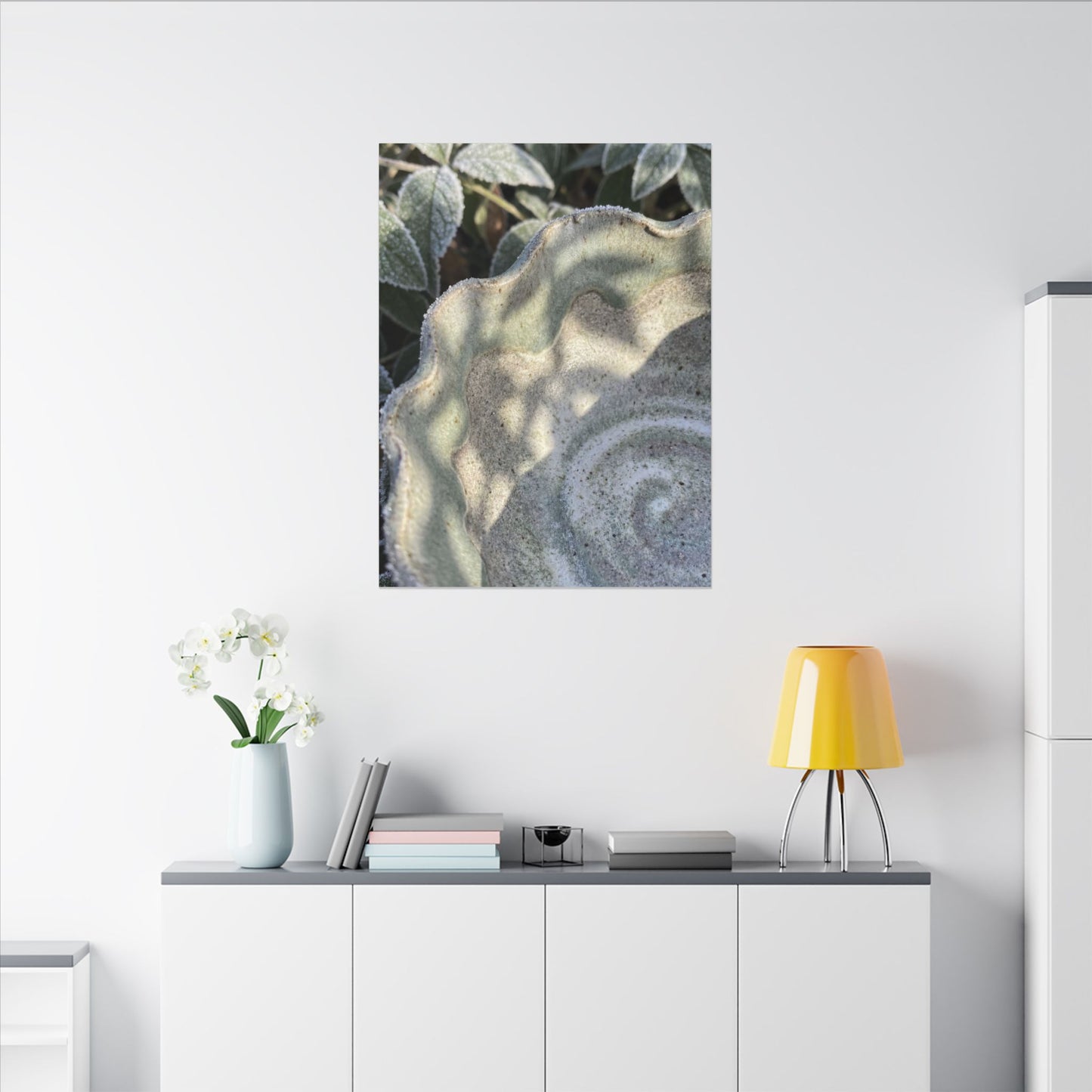 Dappled Ceramic Bowl Canvas Art - Japandi Seijaku