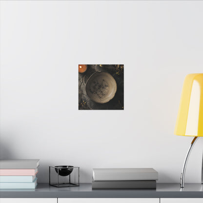 Ceramic Bowl Spring Canvas Art | Japandi Earthy Design