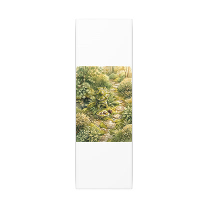 Datsuzoku Stone Lantern Canvas Art - Japandi Watercolor