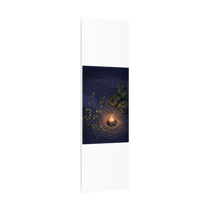 Mono No Aware Rock Garden Canvas Art - Zen Ukiyo E Inspired