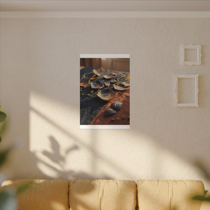 Spring Broken Pottery Gold Vein Canvas Art | Philosophical Decor