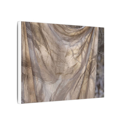 Ma Silk Drape Canvas Art - Japandi Japanese Pattern