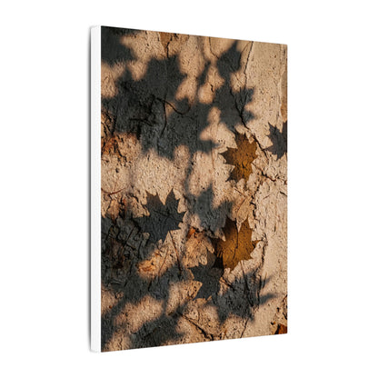 Cozy Shadow Play Canvas Art - Texture Japandi