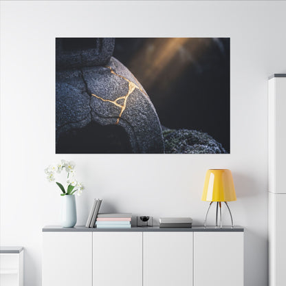 Ma Moonlit Garden Canvas Art - Kintsugi Broken Beauty