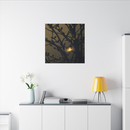 Bold Shadow Play Canvas Art - Moody Minimal Dark Japandi