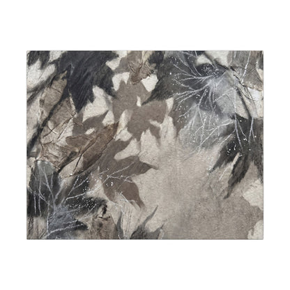 Shadow Play Texture Canvas Art | Cozy Japandi Art