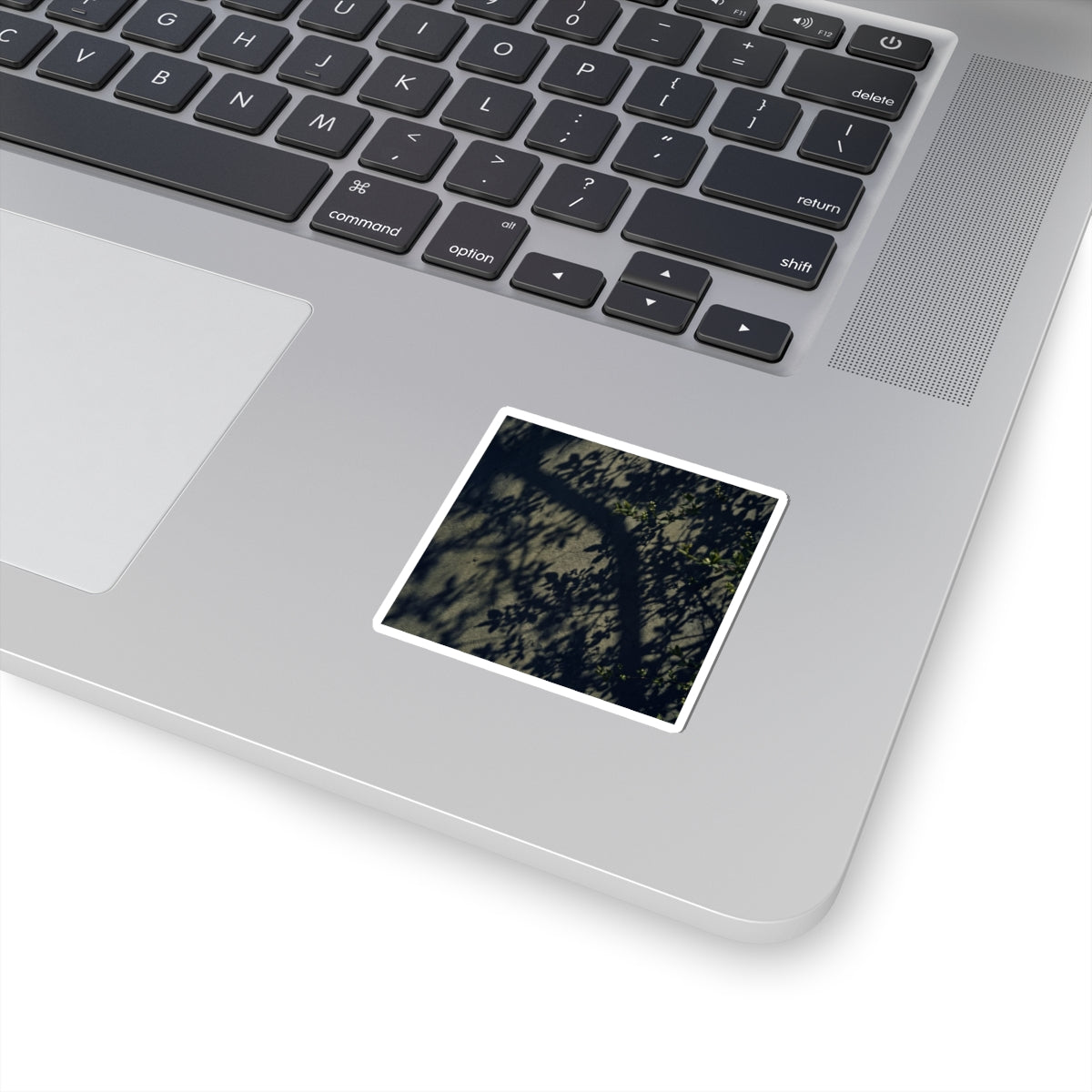 Dark Japandi Shadow Play in Dappled | Moody Minimal Sticker