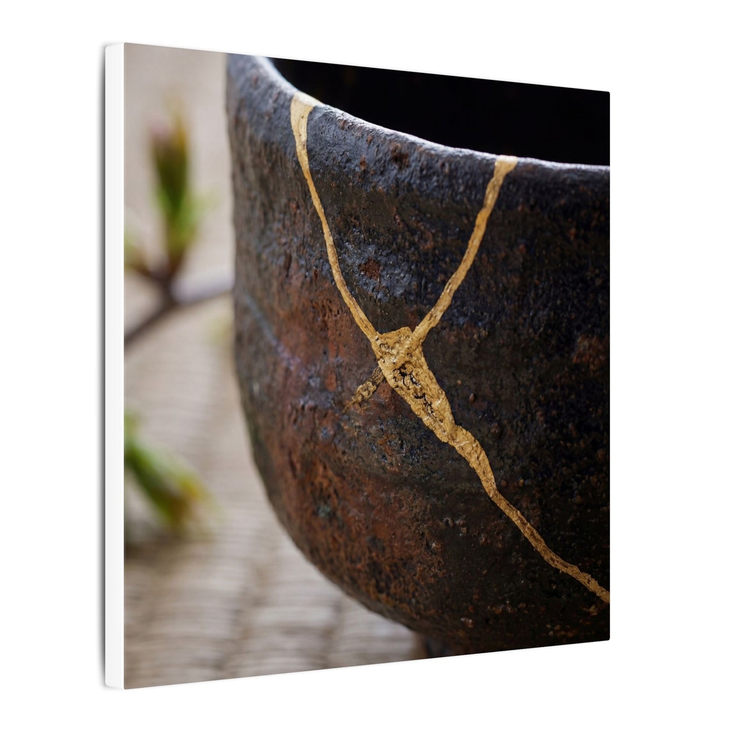 Dawn Tea Ceremony Canvas Art - Kintsugi Mono No Aware