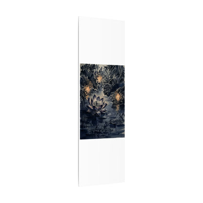 Fukinsei Lotus Flower Canvas Art - Zen Sumi E