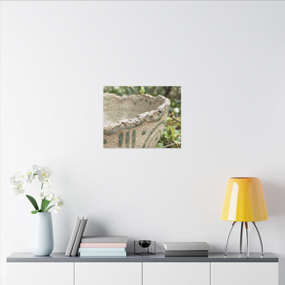 Elegant Ceramic Bowl Canvas Art - Japanese Pattern Japandi