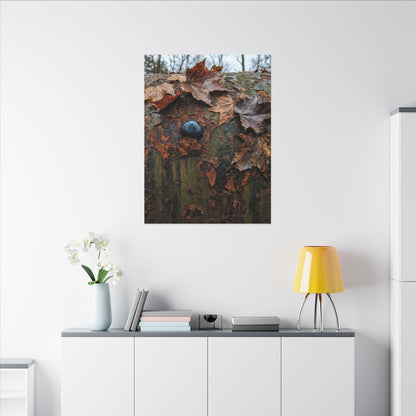 Datsuzoku Rust Patina Canvas Art - Dark Japandi Moody Minimal