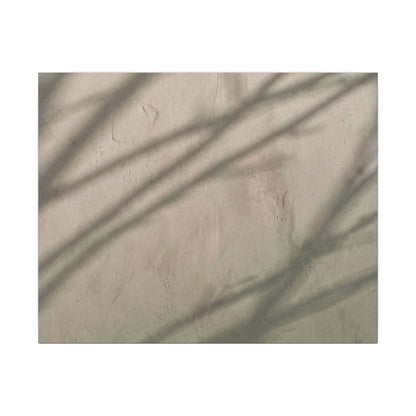 Shadow Play Japanese Pattern Canvas Art | Warm Japandi Art
