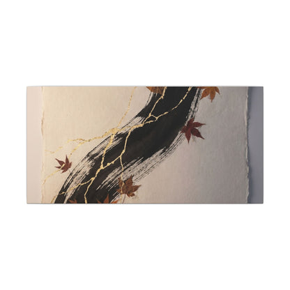 Dawn Ink Brushstroke Canvas Art - Kintsugi Ma