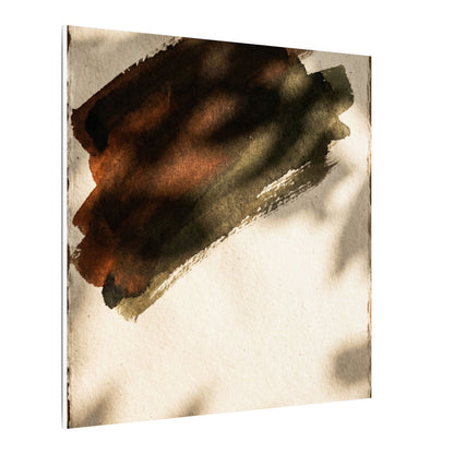 Ink Brushstroke Canvas Art | Summer Dark Japandi Moody Minimal Art