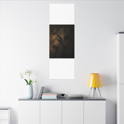 Candlelight Shadow Play Canvas Art - Dark Japandi Ma