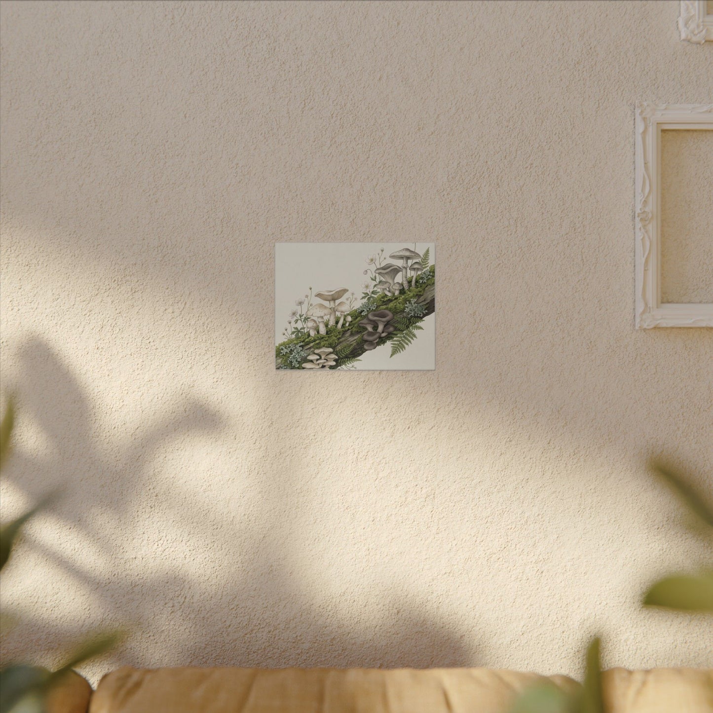 Dried Flowers Spring Canvas Art | Japandi Neutral Design