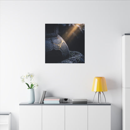 Ma Moonlit Garden Canvas Art - Kintsugi Broken Beauty
