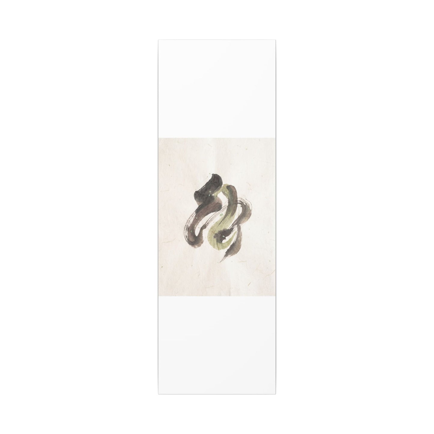Ink Brushstroke Canvas Art | Spring Japandi Japanese Pattern Art