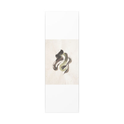 Ink Brushstroke Canvas Art | Spring Japandi Japanese Pattern Art