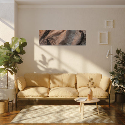 Candlelight Silk Drape Canvas Art - Japandi Mono No Aware