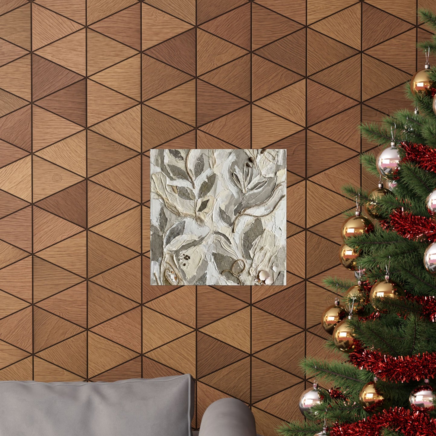 Japandi Textured Wall Art Print