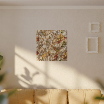 Resilient Paper Fold Canvas Art - Gold Repair Kintsugi