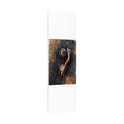 Moody Rust Patina Canvas Art - Moody Minimal Dark Japandi