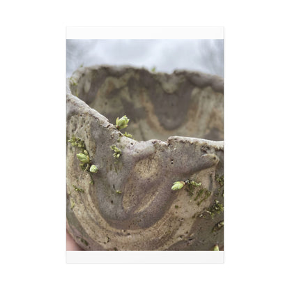 Overcast Ceramic Bowl Canvas Art - Japandi Fukinsei