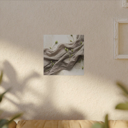 Overcast Silk Drape Canvas Art - Japandi Ma
