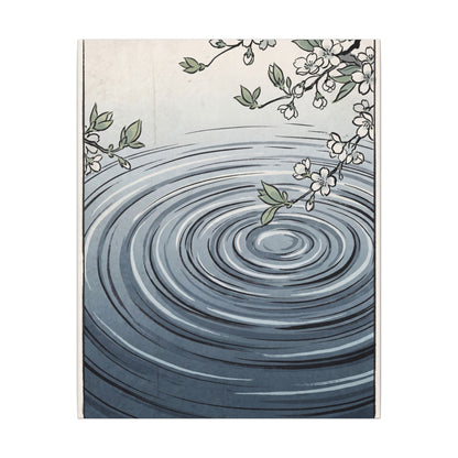 Calm Water Ripple Canvas Art - Ukiyo E Inspired Zen