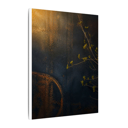Spring Rust Patina Dark Texture Canvas Art | Moody Decor