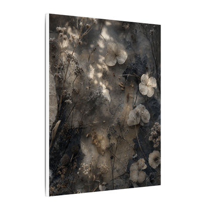 Winter Dried Flowers Texture Canvas Art | Elegant Decor