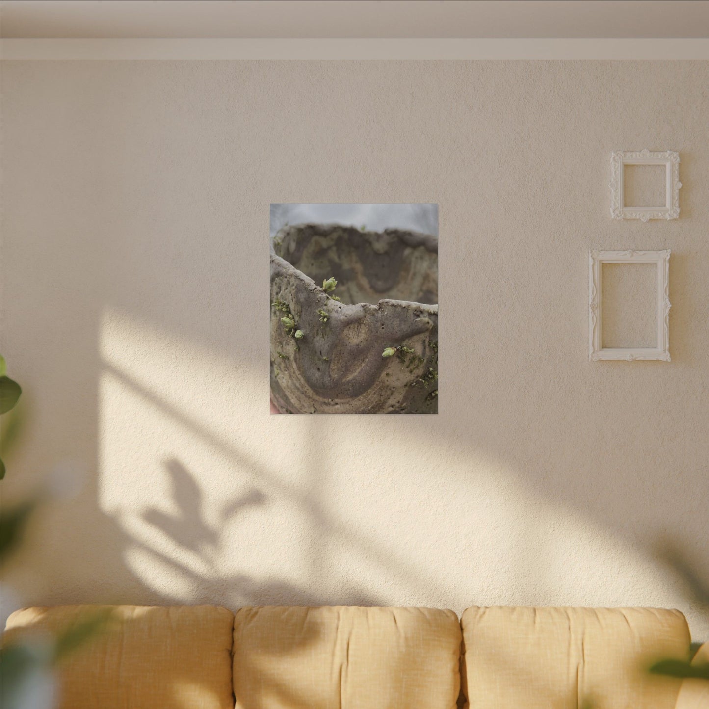 Overcast Ceramic Bowl Canvas Art - Japandi Fukinsei