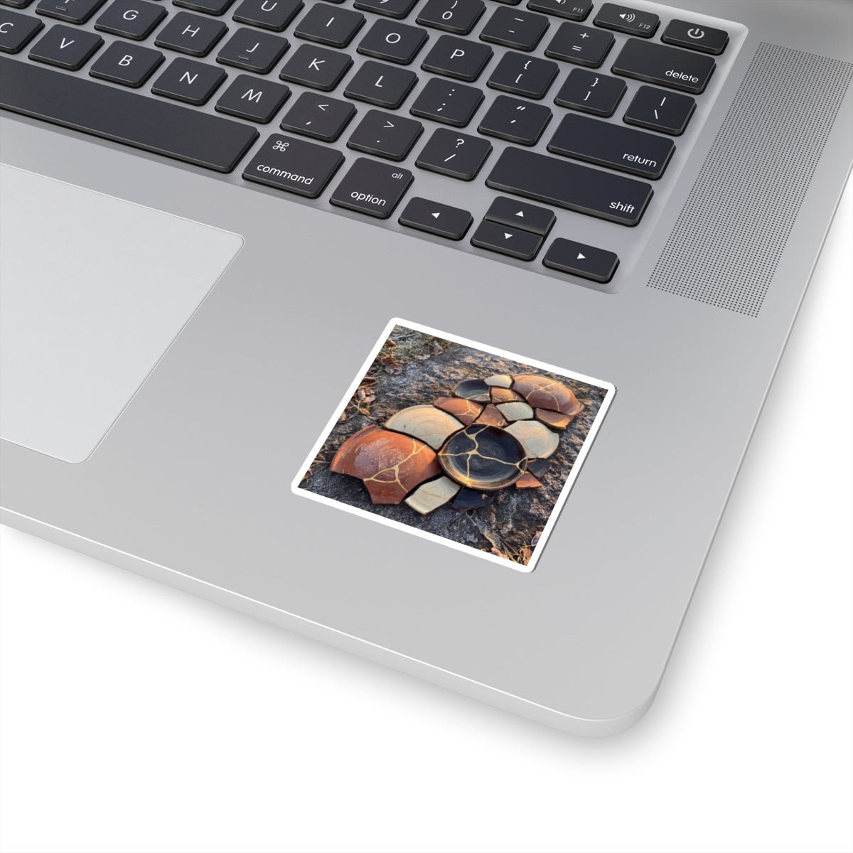 Golden Hour Broken Pottery Sticker - Kintsugi Fukinsei