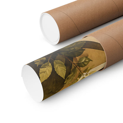 Golden Hour Paper Fold Wall Art Print - Japandi Ma