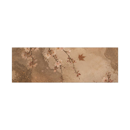 Cherry Blossom Canvas Art | Autumn Japandi Japanese Pattern Art