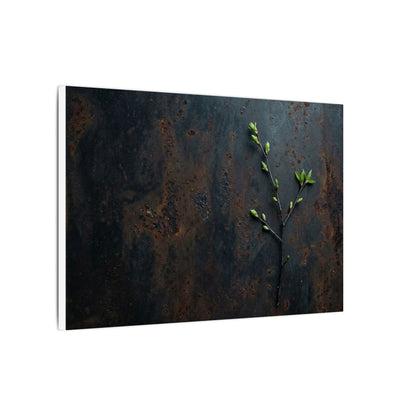 Rust Patina Moody Minimal Canvas Art | Moody Dark Japandi Art